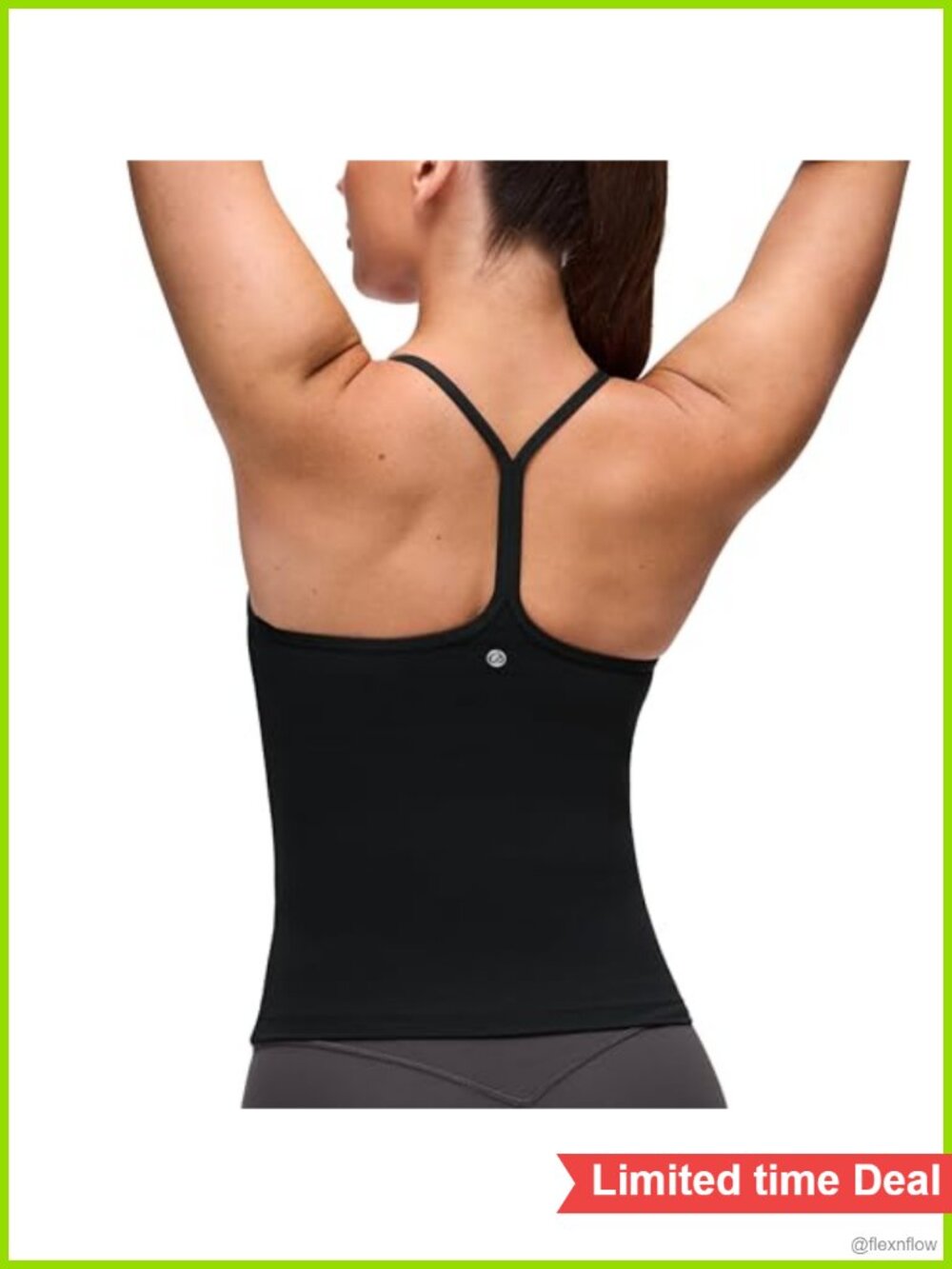 Butterluxe Y-Back Tank Top with Removable Pads